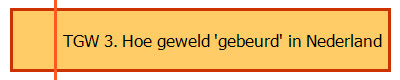 TGW 3. Hoe geweld 'gebeurd' in Nederland