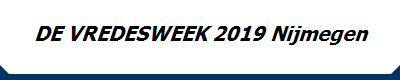 DE VREDESWEEK 2019 Nijmegen
