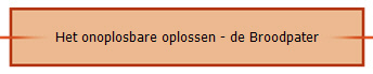Het onoplosbare oplossen - de Broodpater